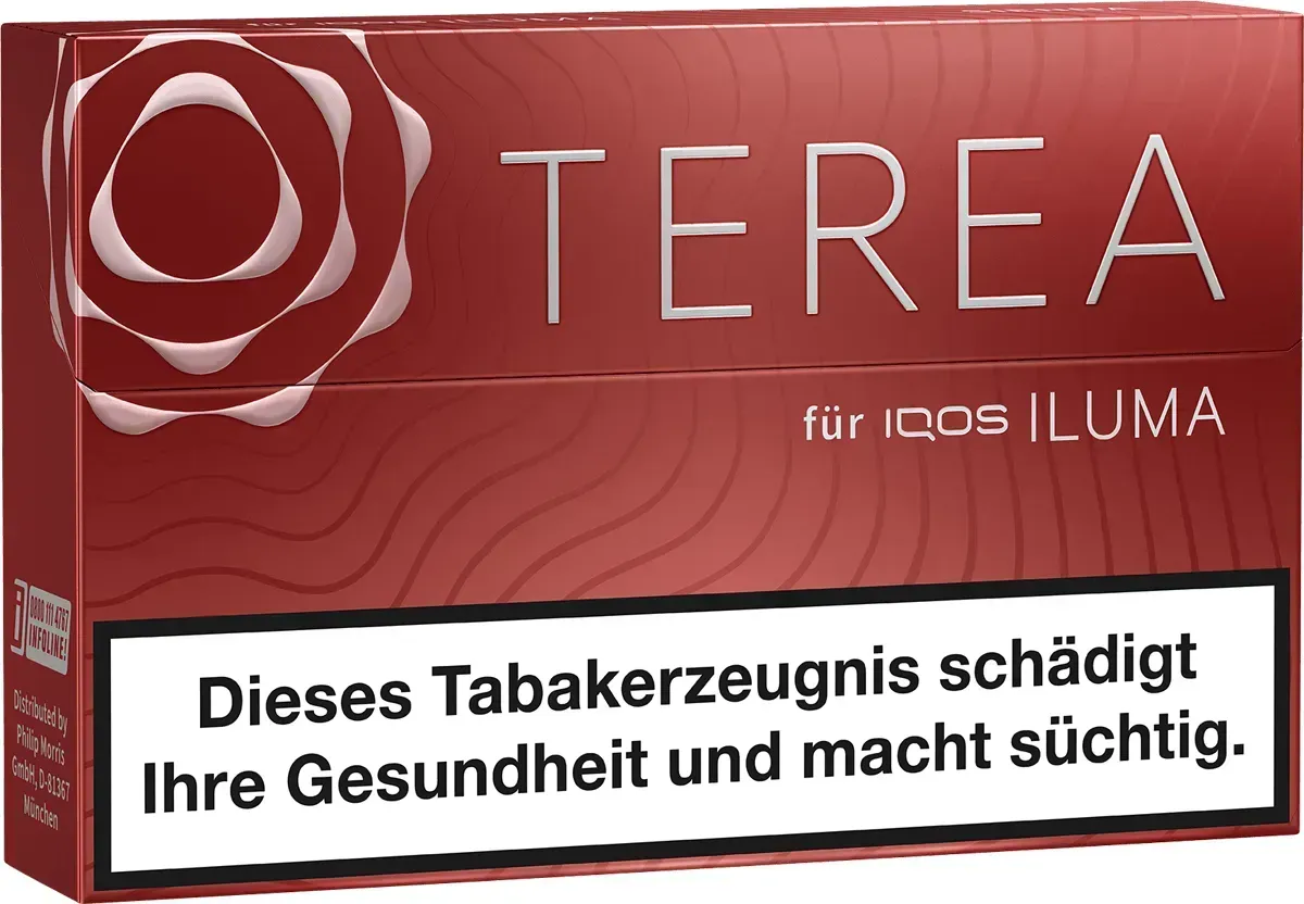 IQOS Terea Sienna Vorderseite von links
