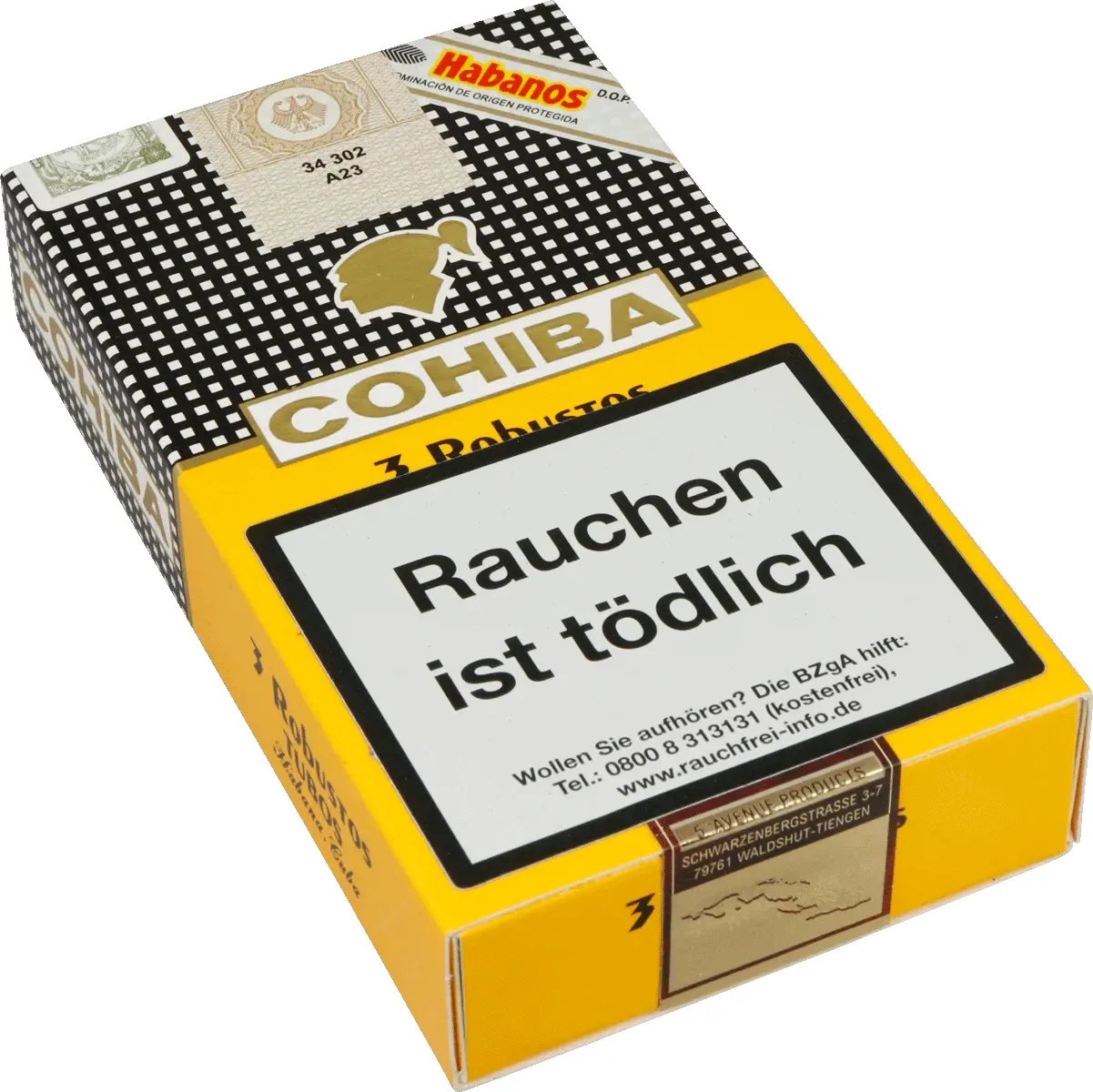 Cohiba Robusto AT Schachtel liegend