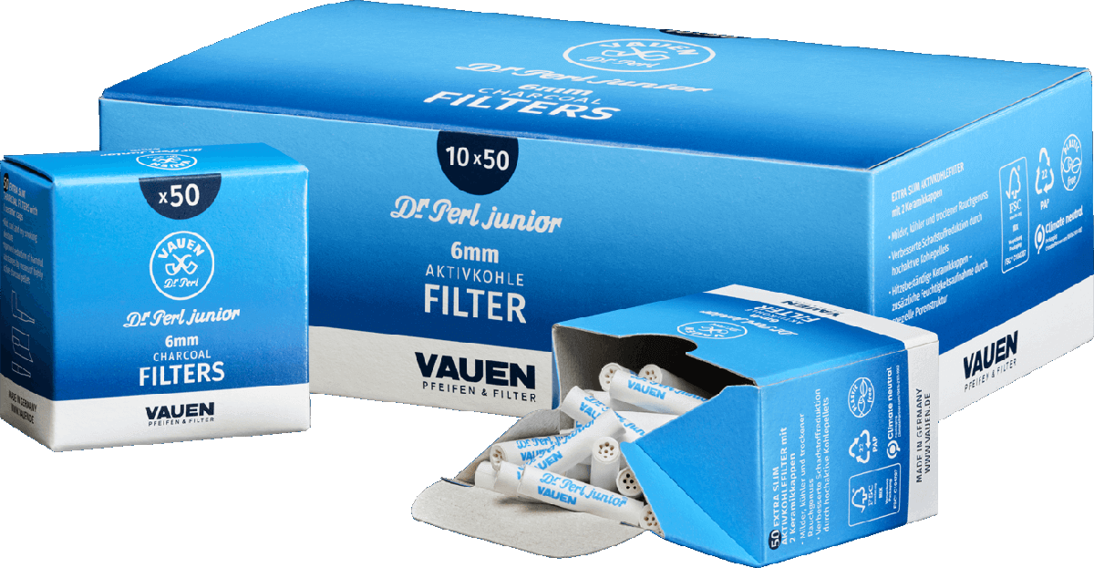 Vauen Dr. Perl Jufifty Aktivkohlefilter - Kartons