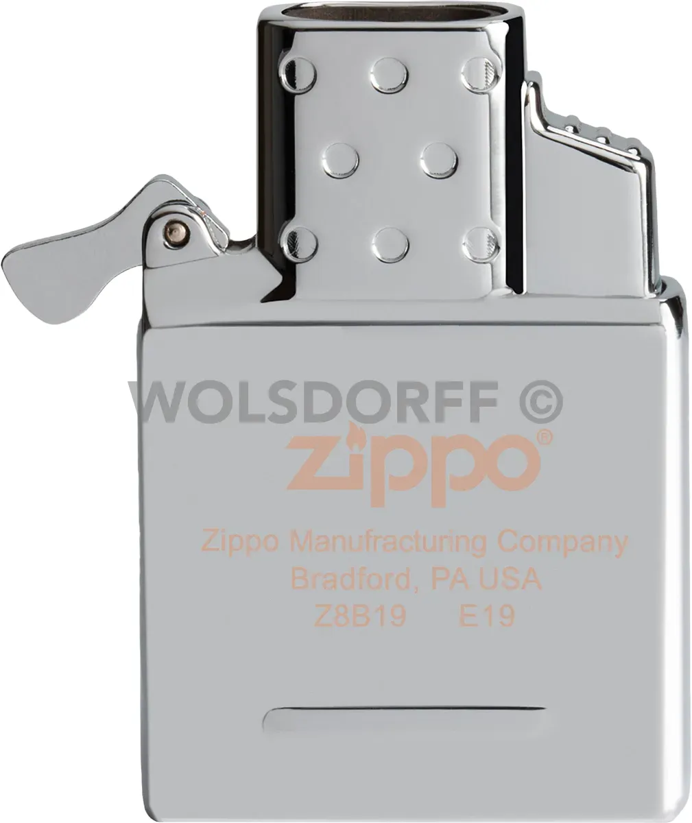 Zippo jet Einsatz Double Flame Frontansicht
