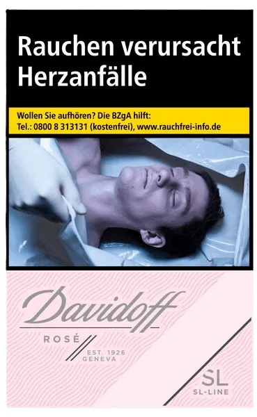 Davidoff Rose Slim Schachtel Vorderseite