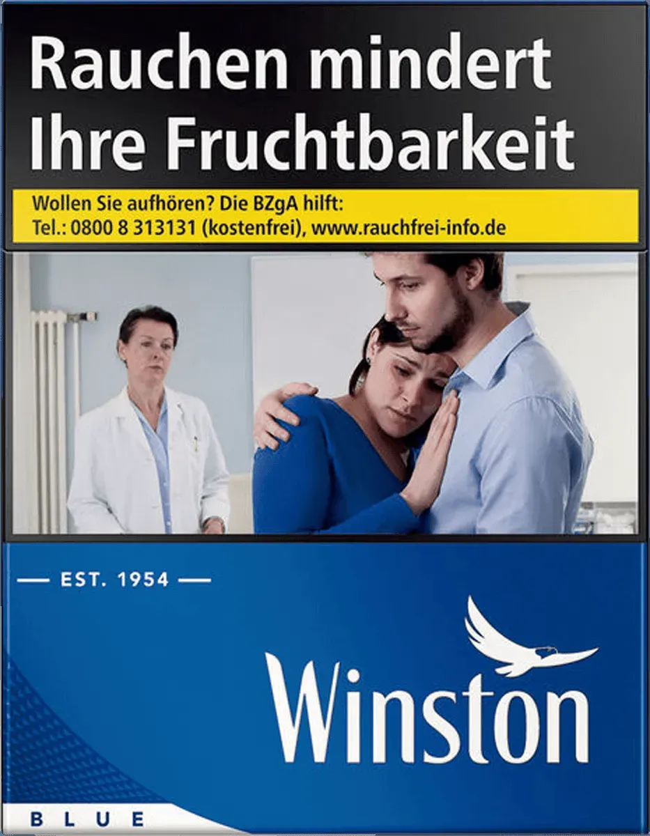 Winston Blue BP XXL Packung vorne