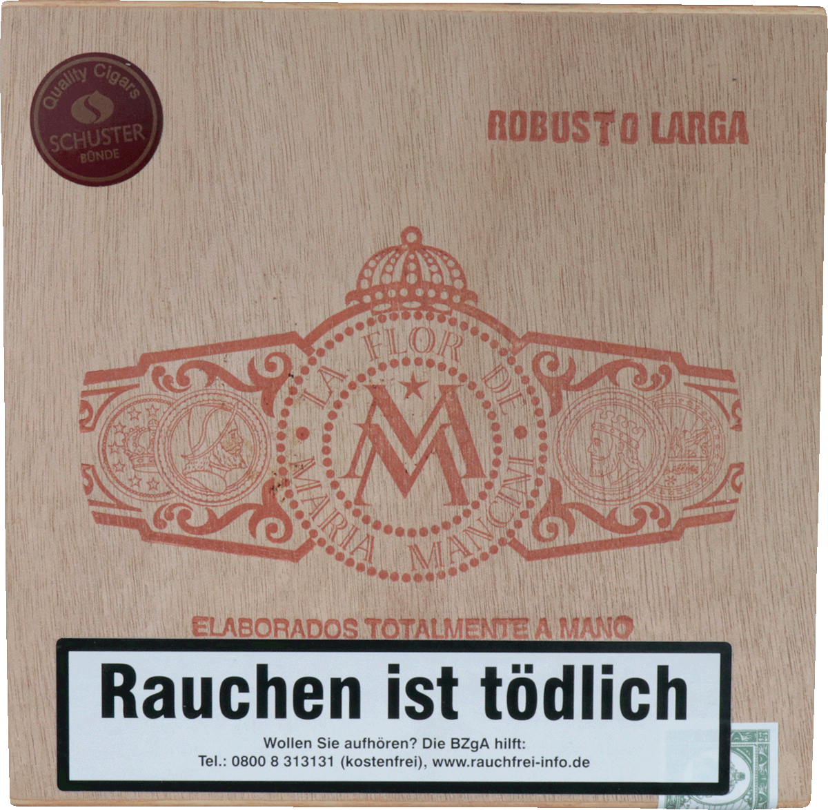 Maria Mancini Robusto Larga - Kiste vorne geschlossen