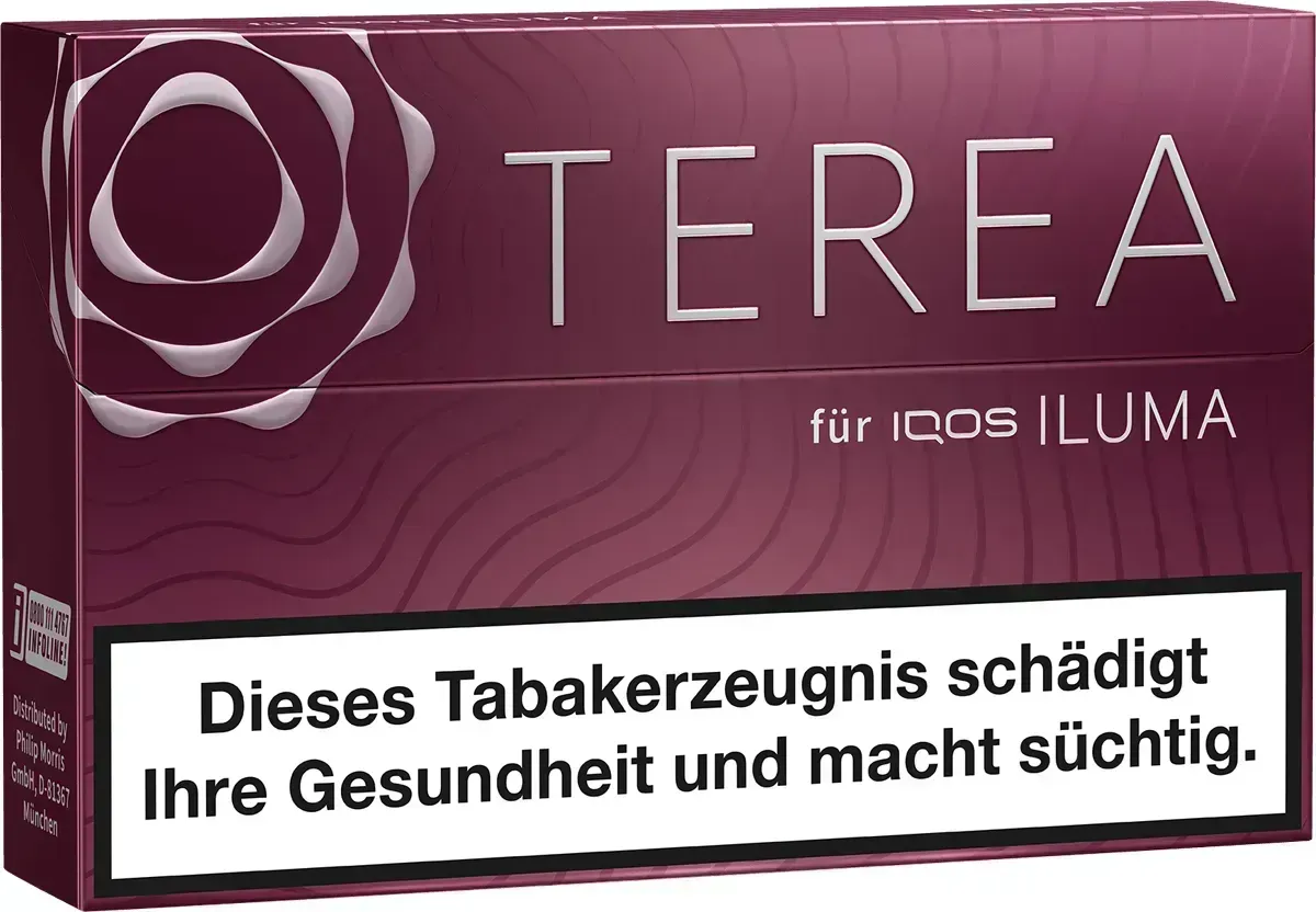 IQOS Terea Russet Vorderseite von links