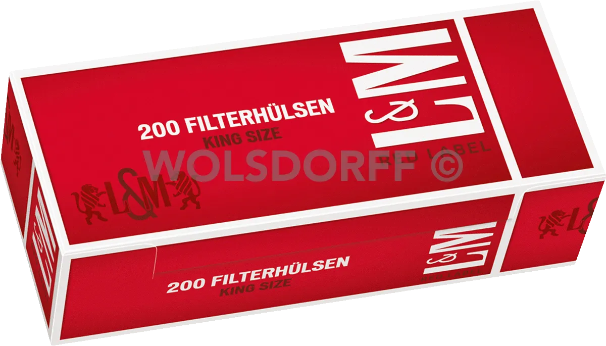 L&M Red Filterhülsen Einzelverpackung