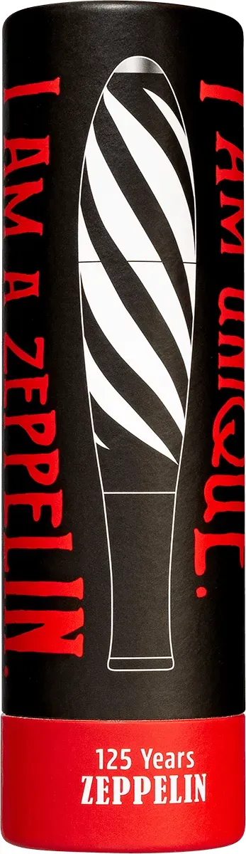 Vauen Pfeife Zeppelin schwarz/weiß Limited Edition Verpackung stehend