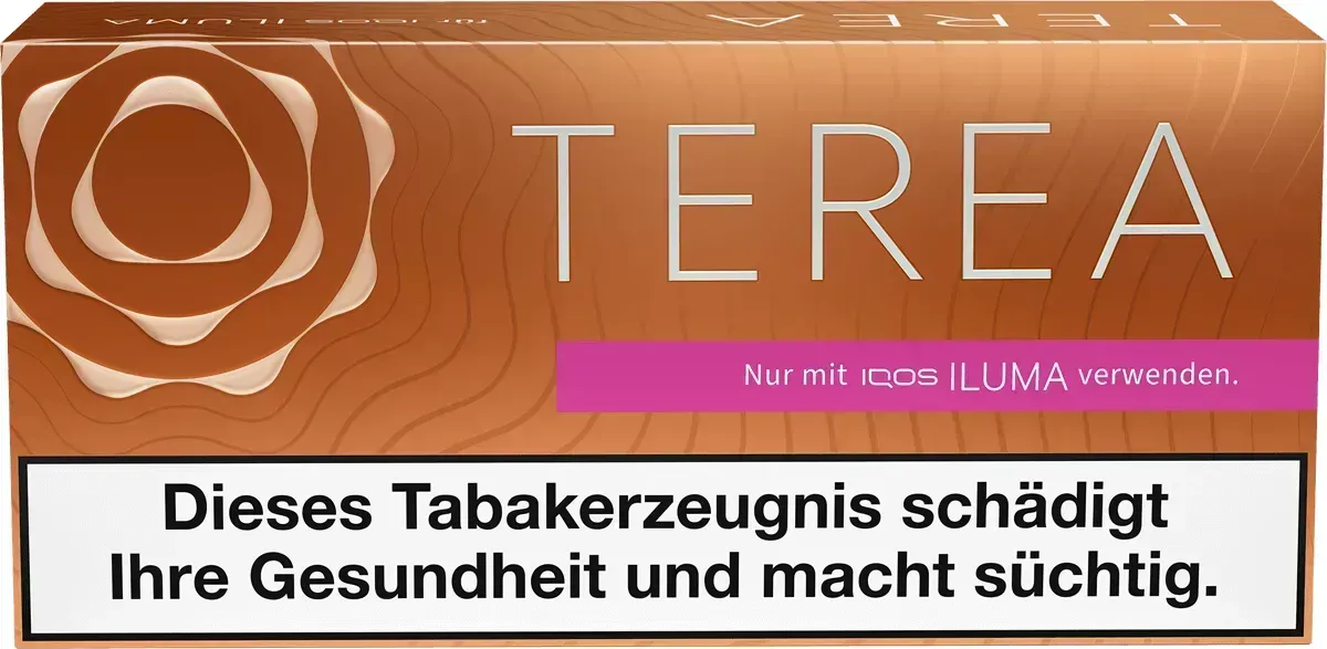 IQOS Terea Amber Gebinde Vorderseite