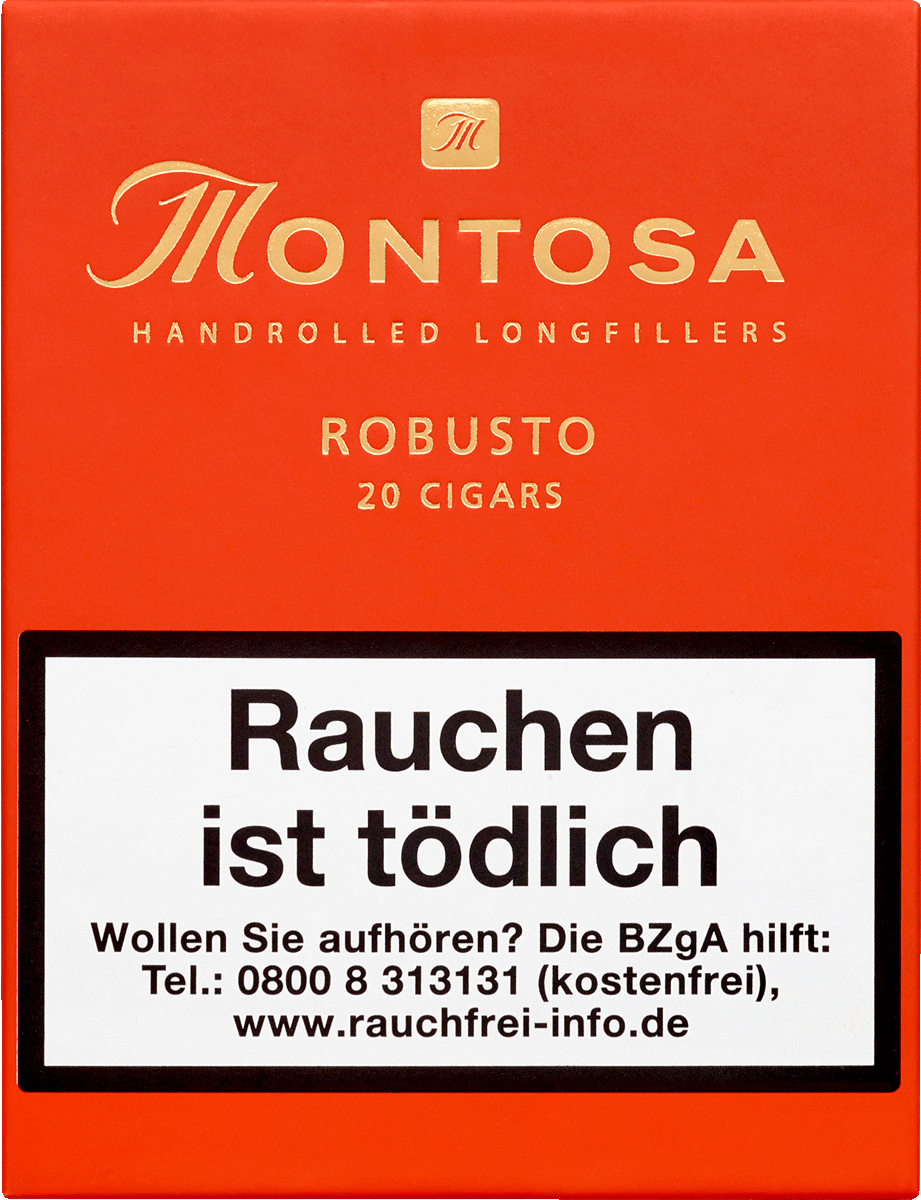 Montosa Robusto - Kiste vorne geschlossen