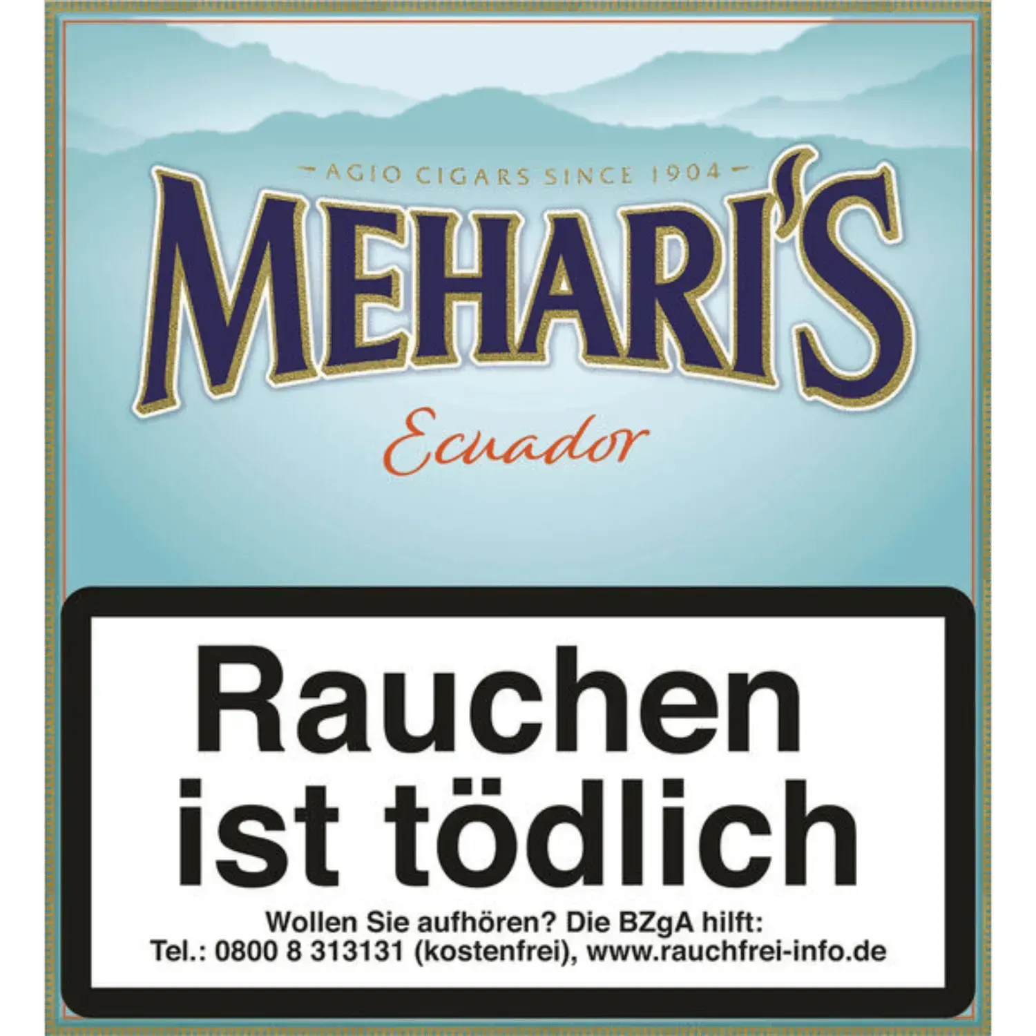 Meharis Ecuador Schachtel Vorderseite