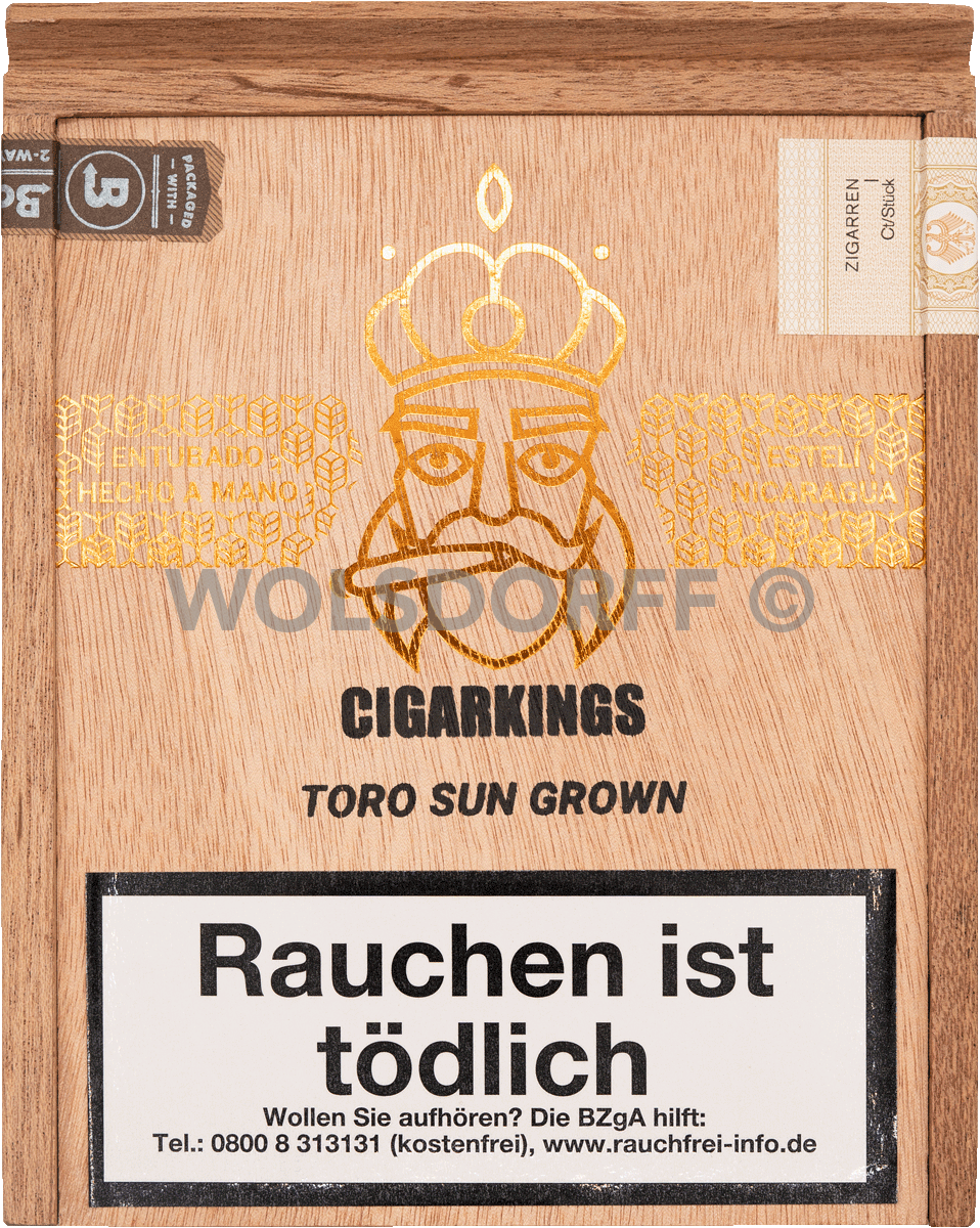 CigarKings Toro Sun Grown - Kiste vorne geschlossen
