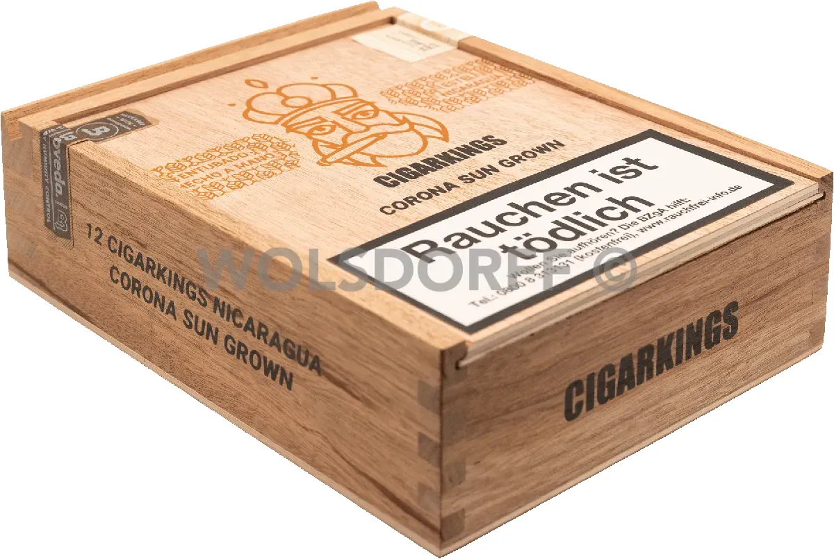 Cigarkings Corona Sungrown Kiste liegend