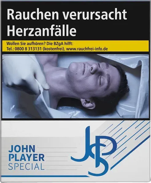 JPS Blue Packung von vorne