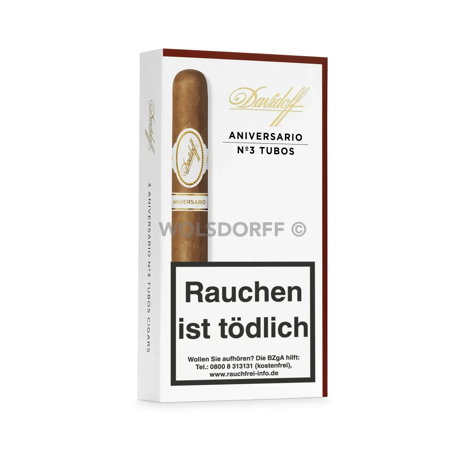 Davidoff ani No.3 Tubos 3er Pappschachtel