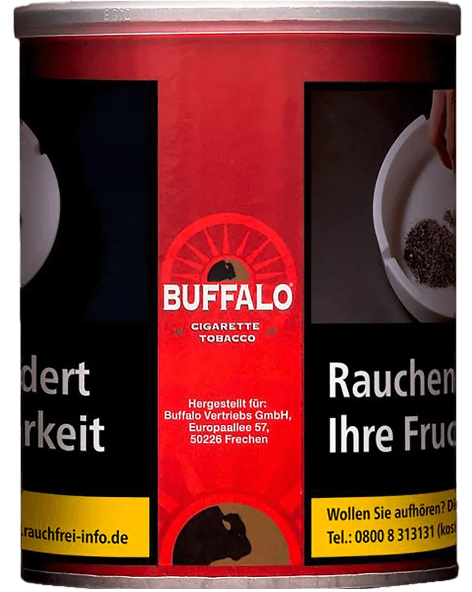 Buffalo Tabak Dose stehend