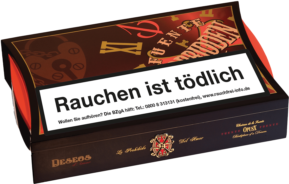 Arturo Fuente Opus X Forbidden - Kiste seitlich geschlossen