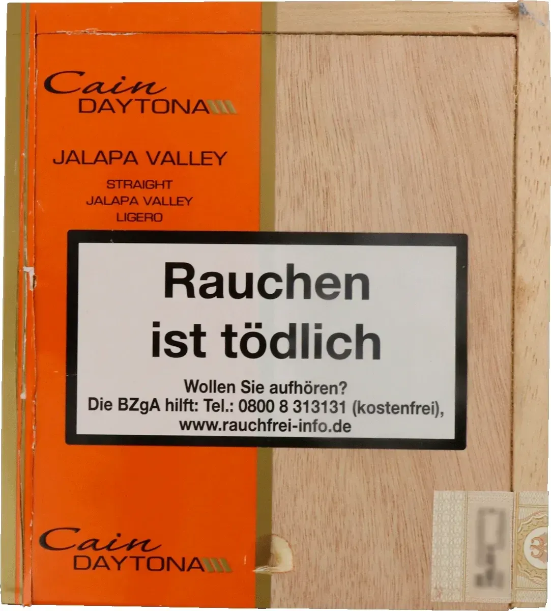 Cain Daytona Robusto Kiste oben
