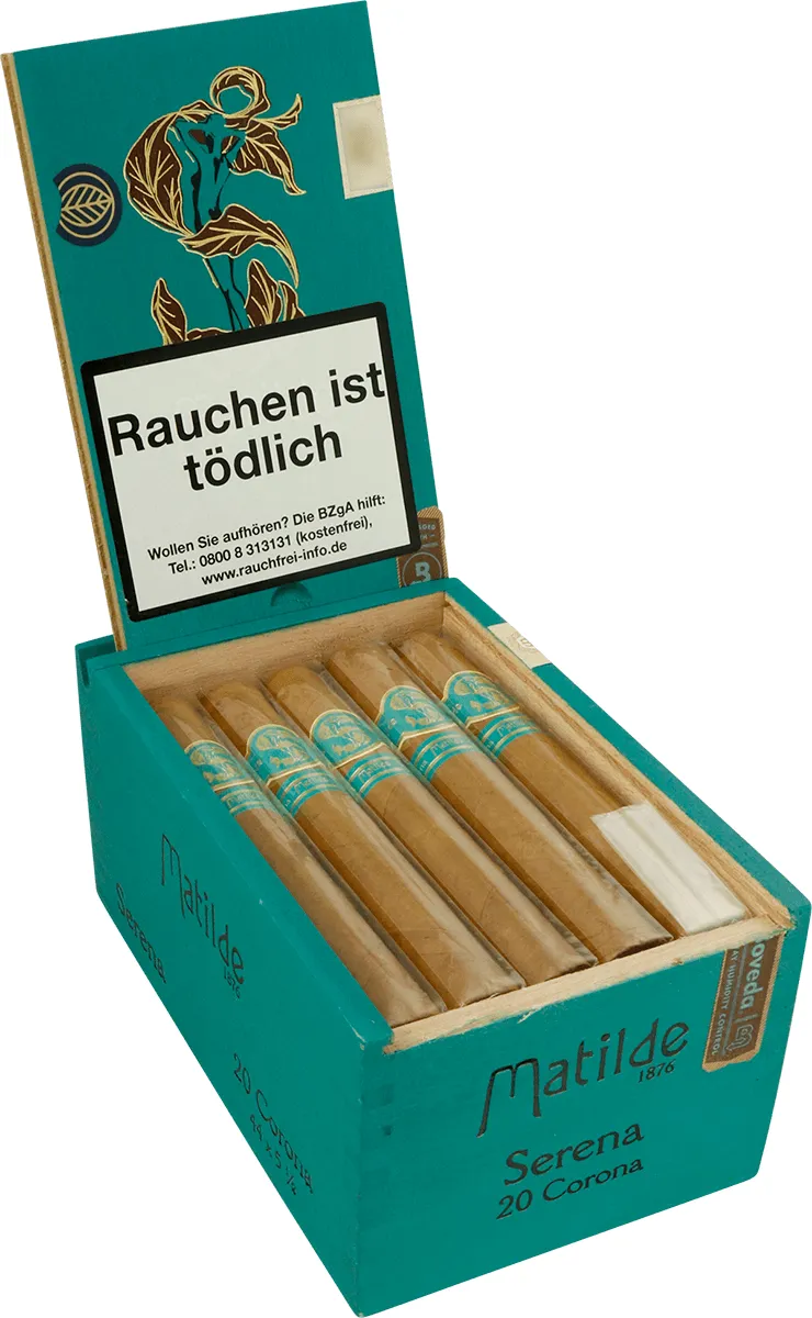 Matilde Serena Corona Kiste offen Seite