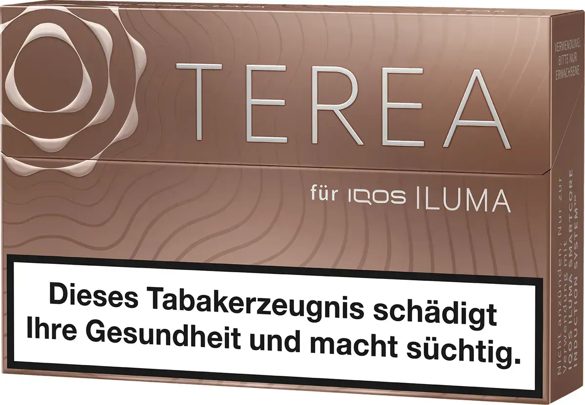 IQOS Terea Teak Vorderseite von rechts