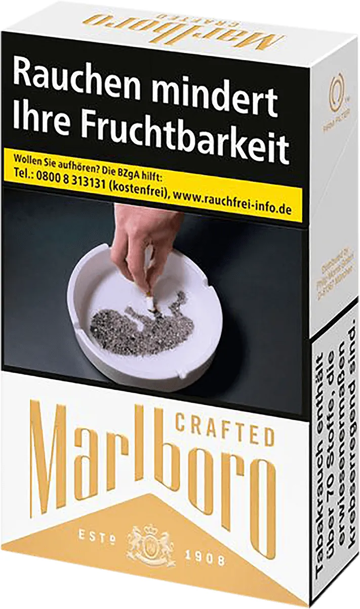 Marlboro Crafted Gold Schachtel Vorderseite