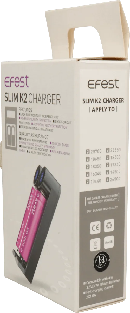 Efest Ladegerät Seite