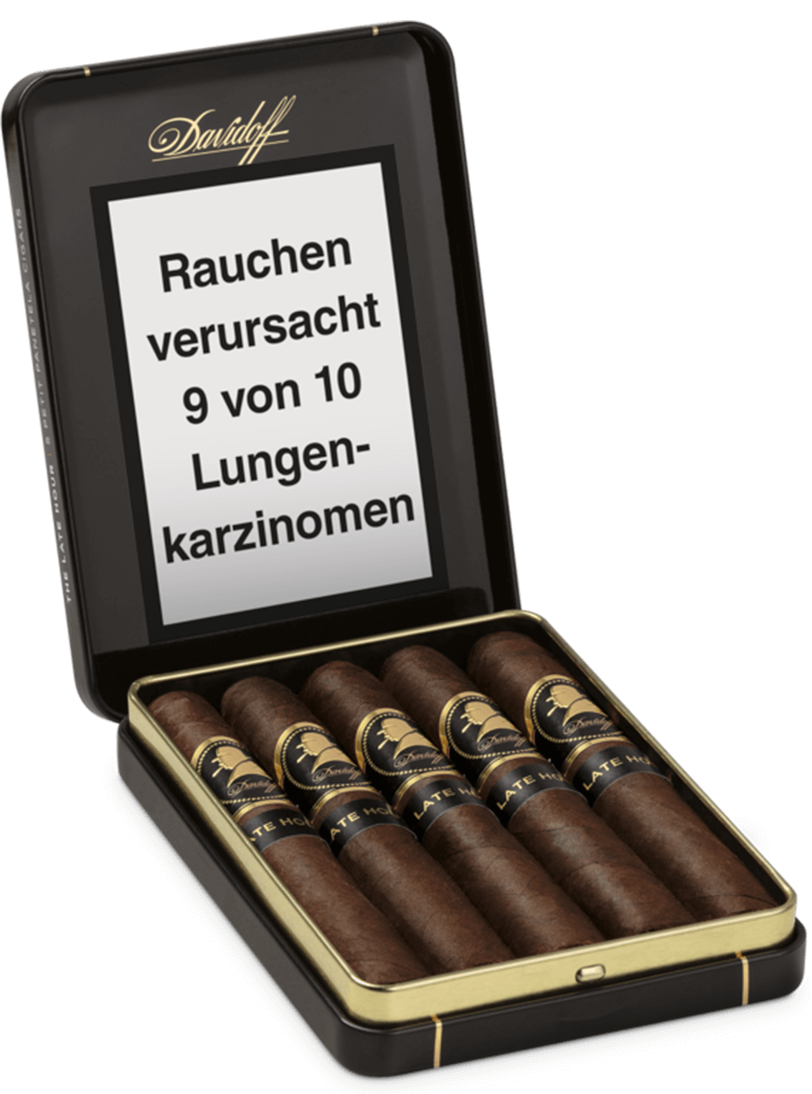 Davidoff Winston Churchill - Metalletui seitlich geöffnet