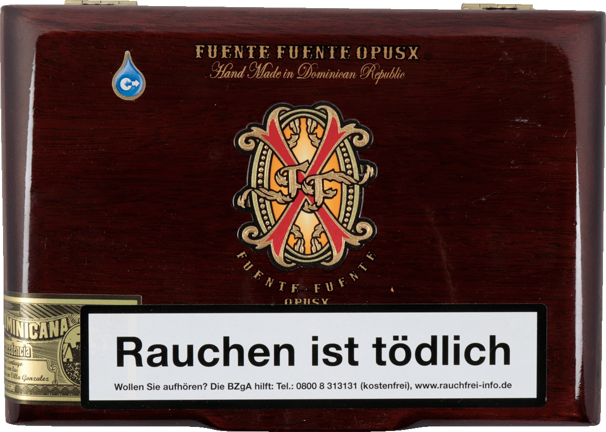 Arturo Fuente Opus X - Kiste vorne geschlossen