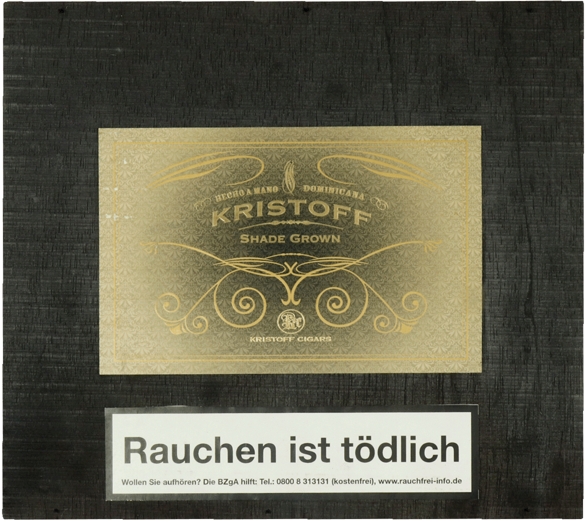 Kristoff Shade Grown Matador - Kiste vorne geschlossen