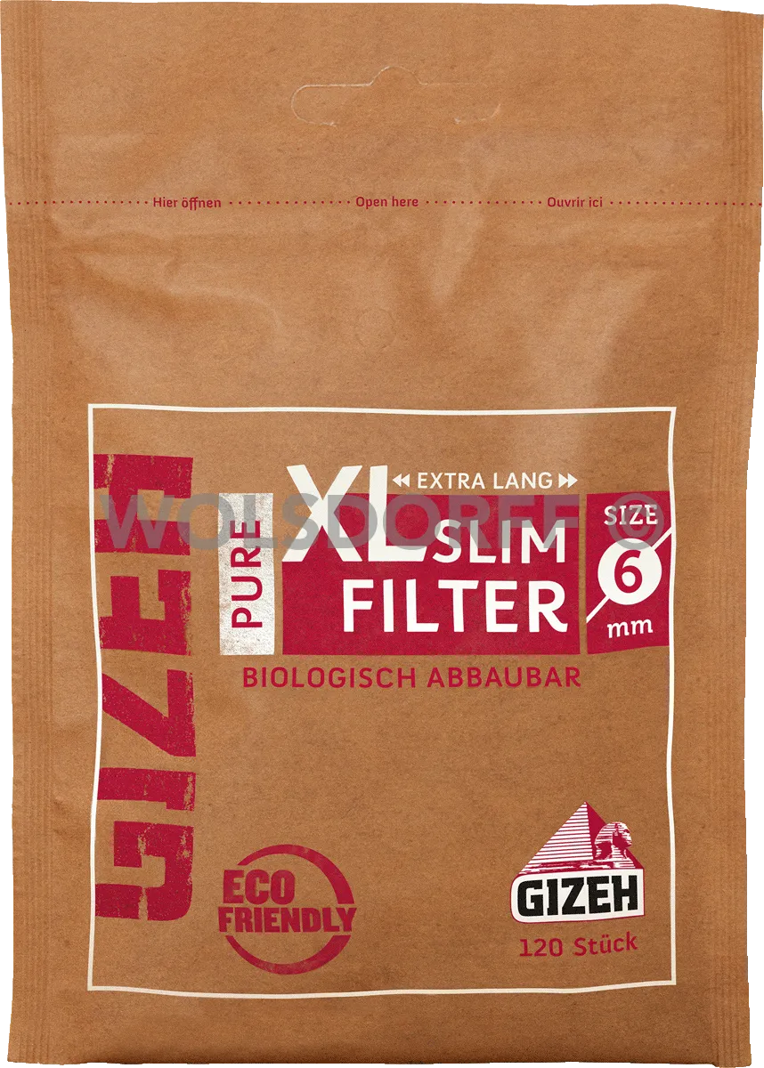 Gizeh Slim Filter Einzelpackung