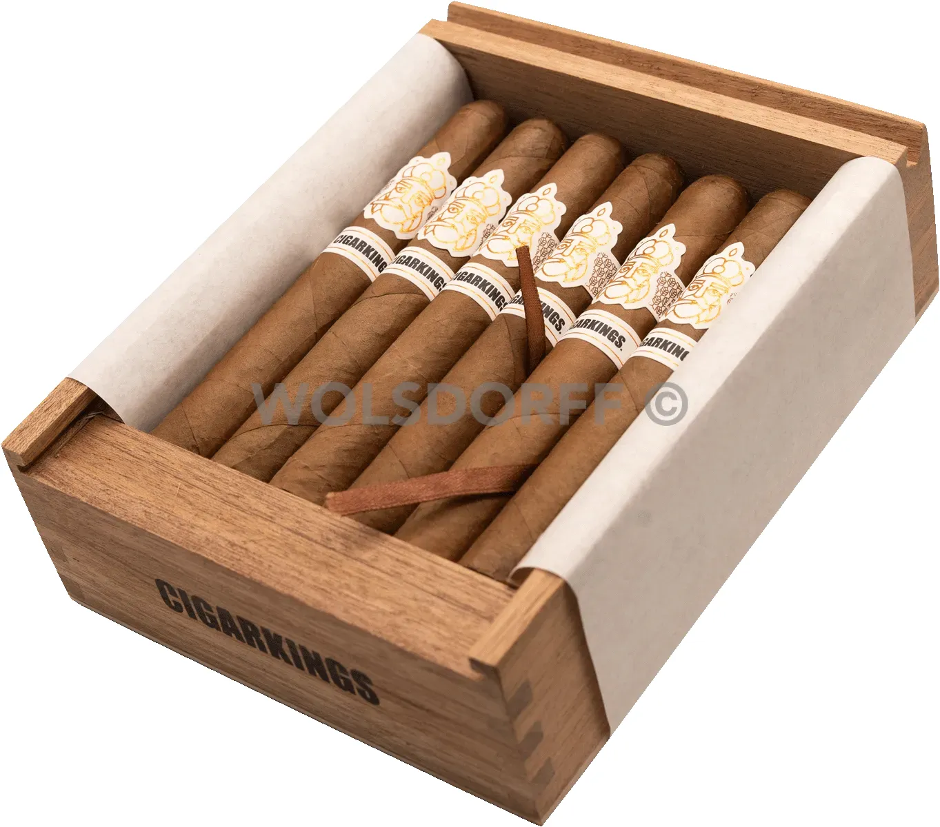 Cigarkings Corona Sungrown Kiste liegend offen