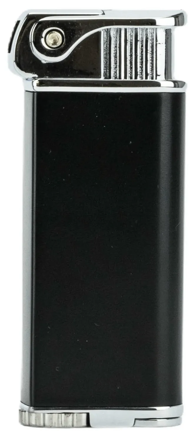 Cool Pfeifenfeuerzeug Eric's Pipe mit Stopfer Schwarz stehend
