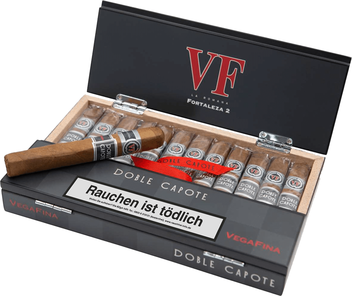 VegaFina Fortaleza 2 Doble Capote - Kiste seitlich geöffnet