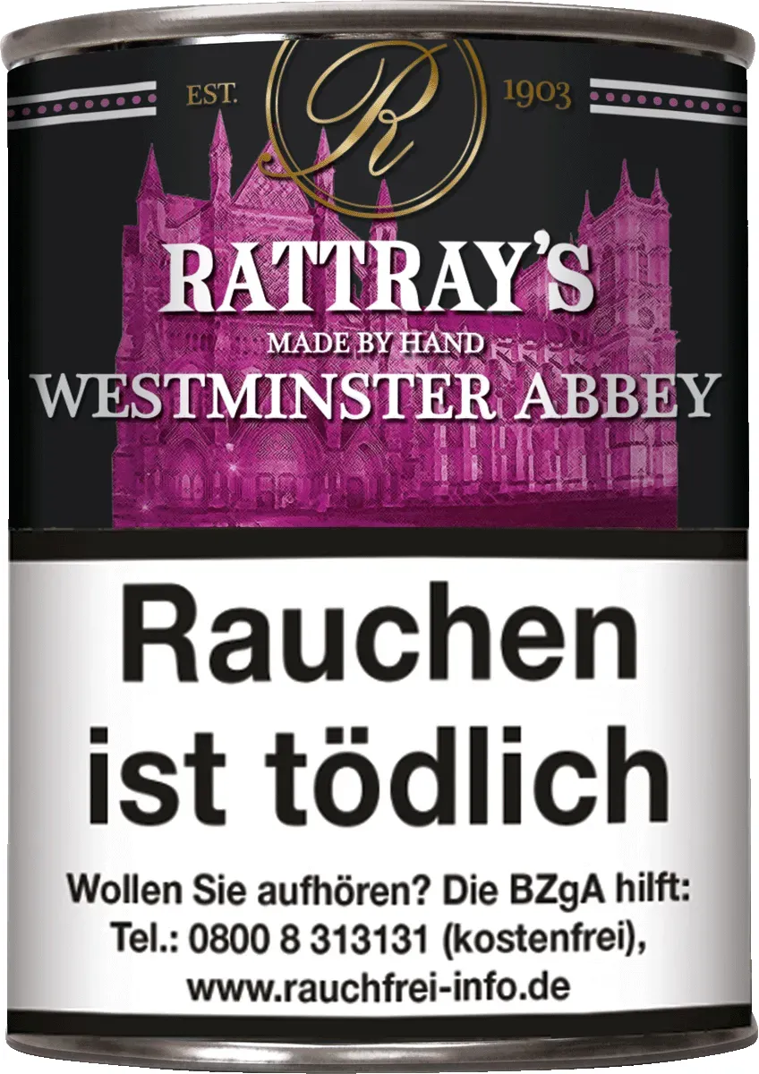 Rattray’s Aromatic Collection Westminster Abbey Dose stehend von vorne