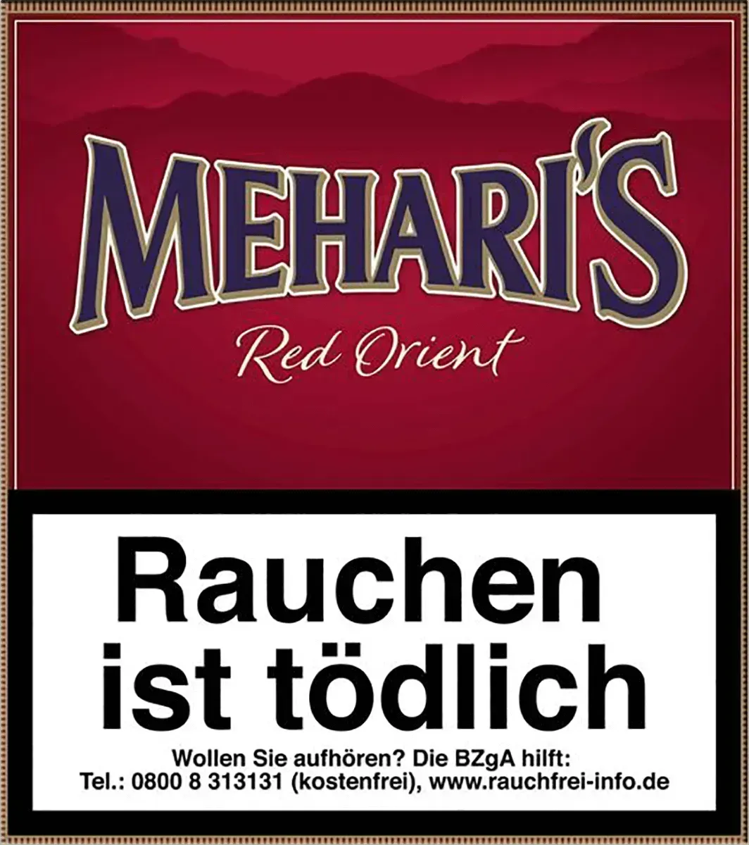Meharis Red Orient Schachtel Vorderseite