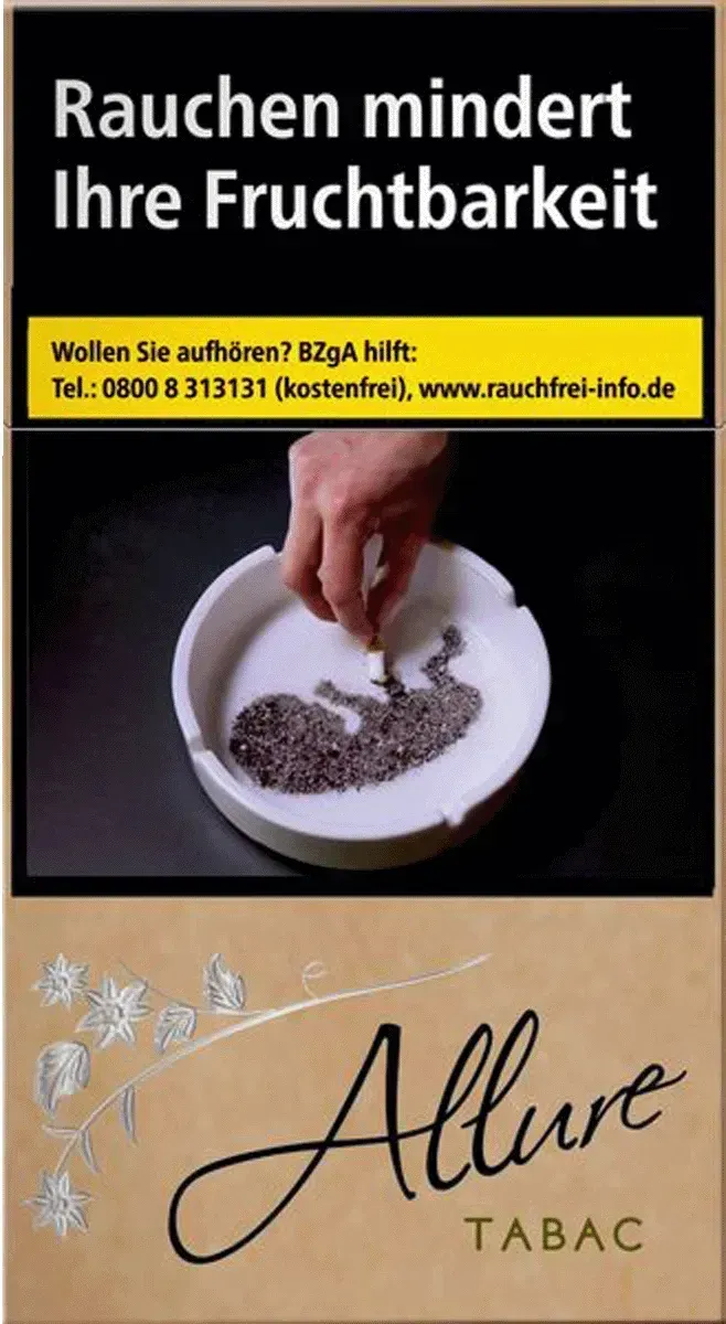 Allure Tabac XXXL Super Slims Packung von vorne