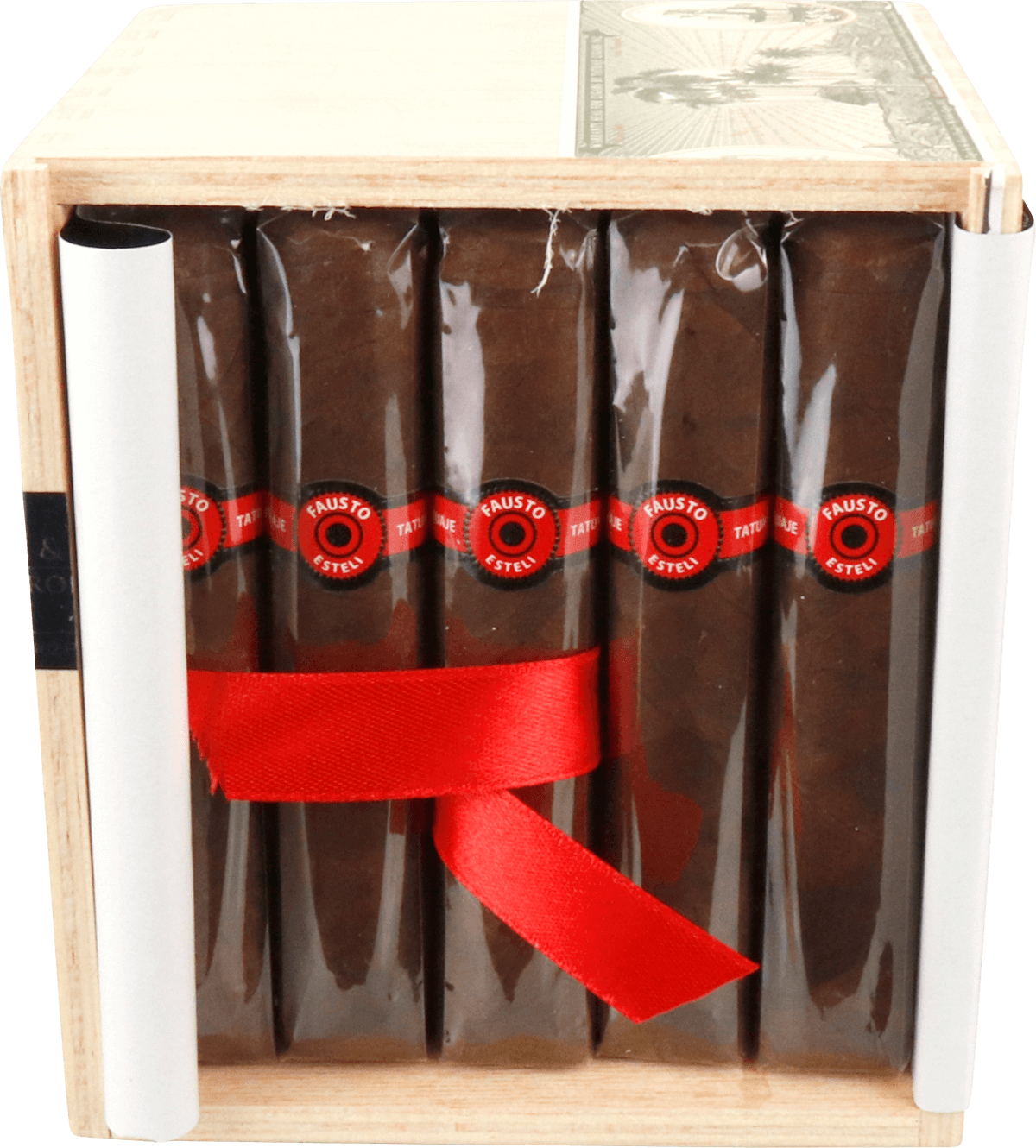 Tatuaje Fausto FT 114 Short Robusto - Kiste vorne geöffnet