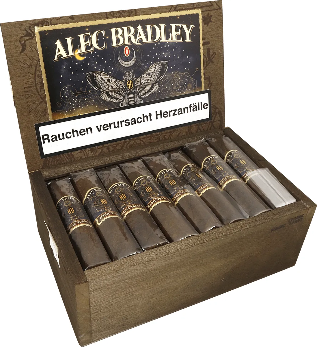 Alec Bradley Magic Toast Chunk Kiste offen Seite