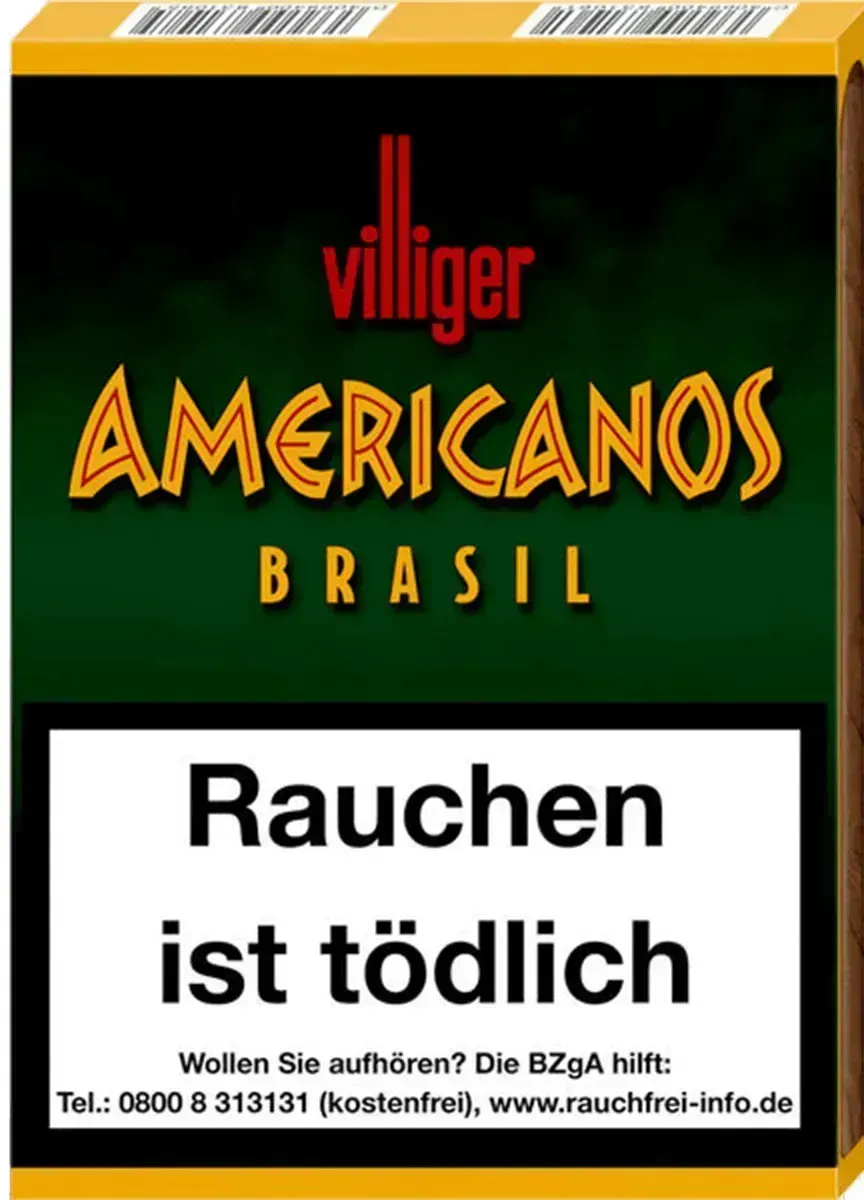 Villiger Americanos Brasil Schachtel Vorderseite