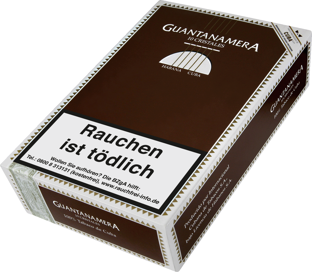 Guantanamera Cristales - Kiste seitlich geschlossen