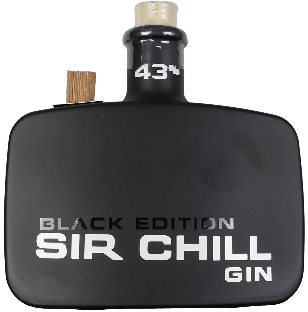Sir Chill Gin Black Edition Flasche Vorderseite