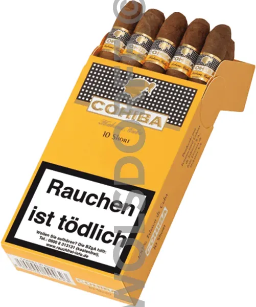 Cohiba Shorts Schachtel offen