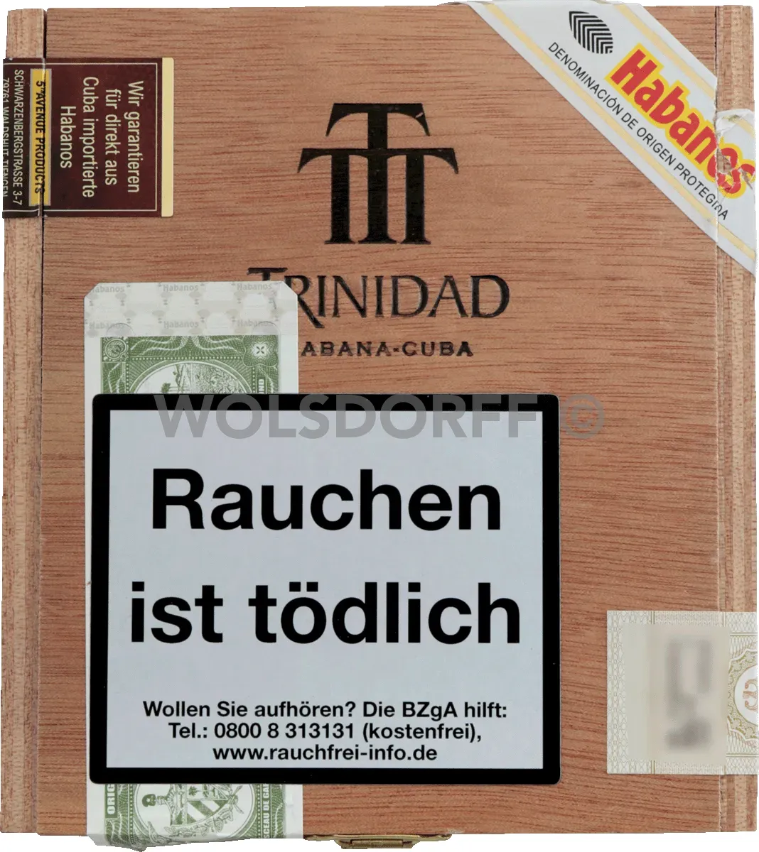 Trinidad Vigia - Kiste vorne geschlossen