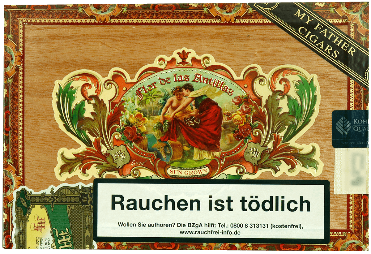 My Father Flor de las Antillas - Kiste vorne geschlossen