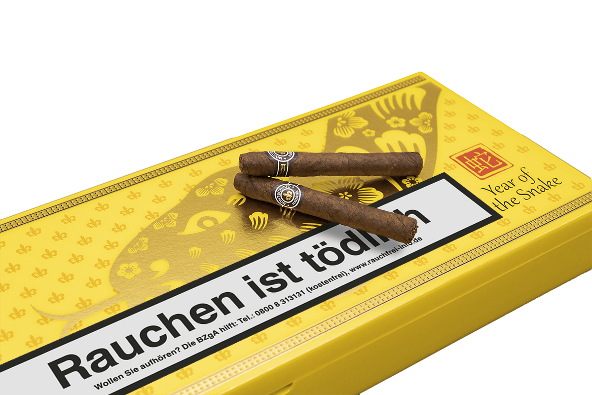 Montecristo Short 66 Year of the Snake - Kiste seitlich geschlossen