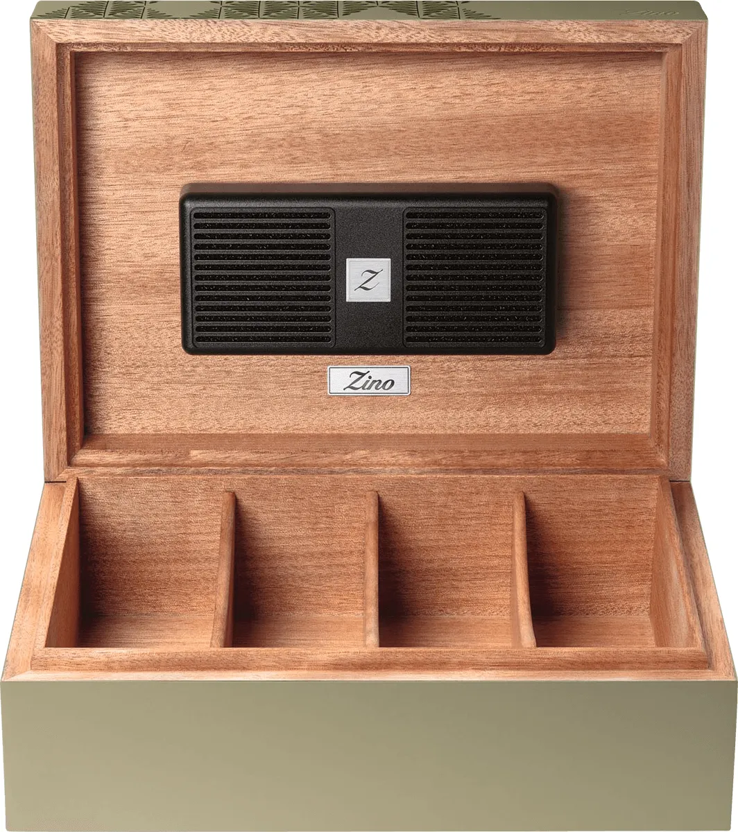 Zino Z-Collection Green Humidor Z60 offen von vorne