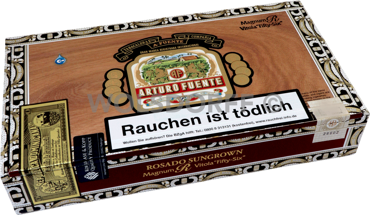 Arturo Fuente Rosado - Kiste seitlich geschlossen