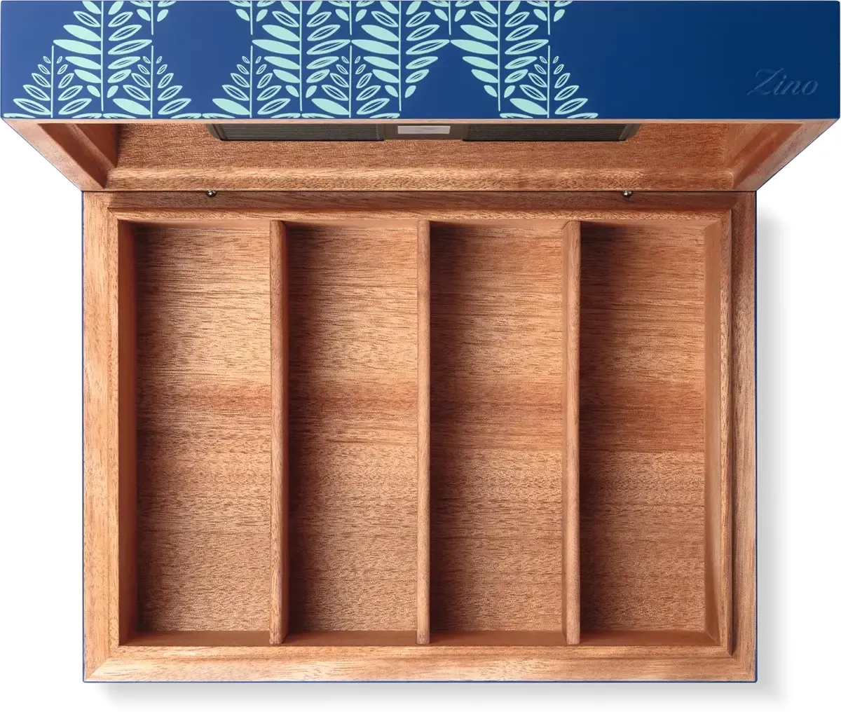 Zino Z-Collection blue Humidor Z60 offen von oben
