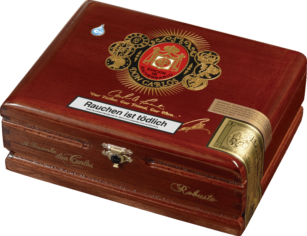 Arturo Fuente Don Carlos Robusto - Kiste seitlich geschlossen