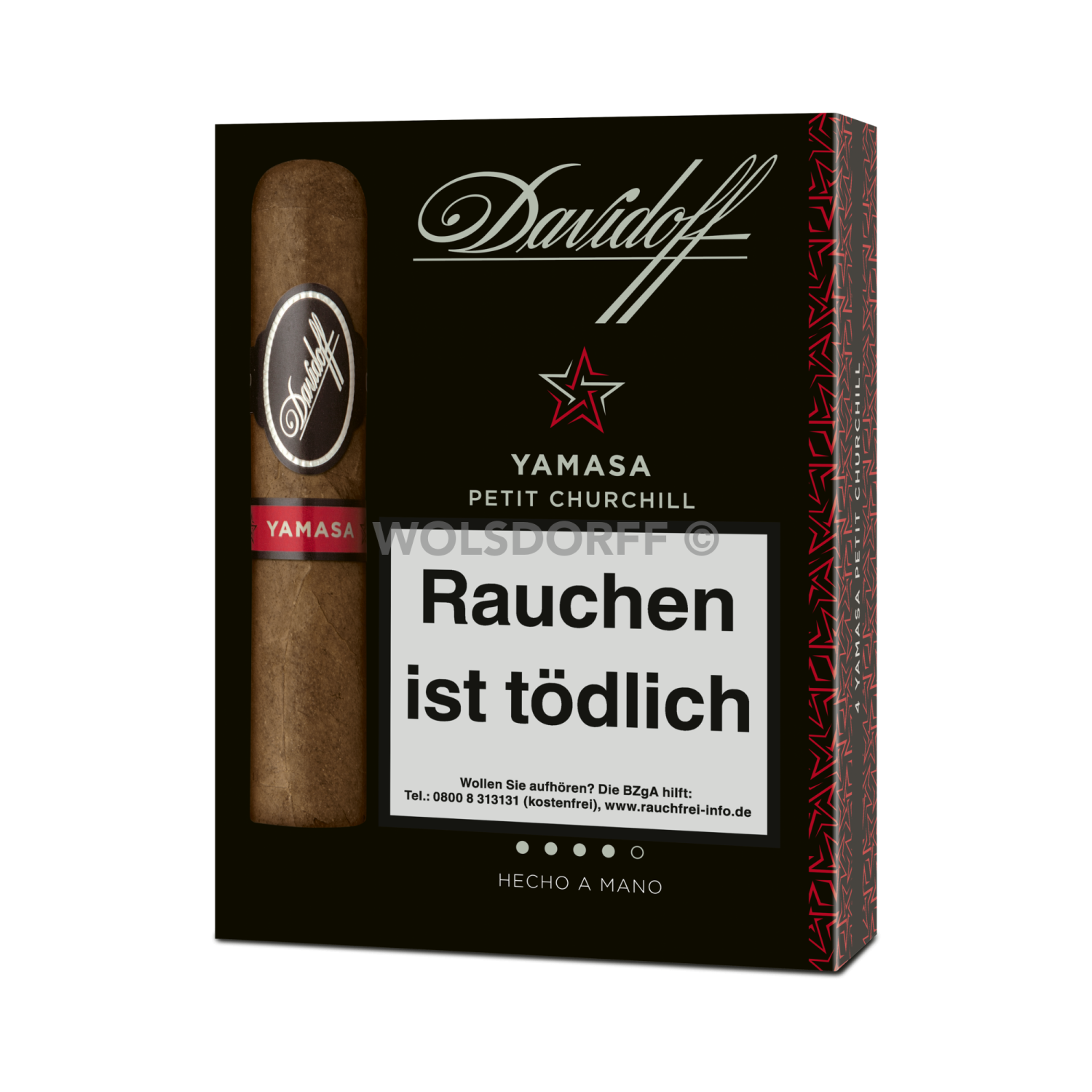 Davidoff Yamasá - Pappetui vorne geschlossen