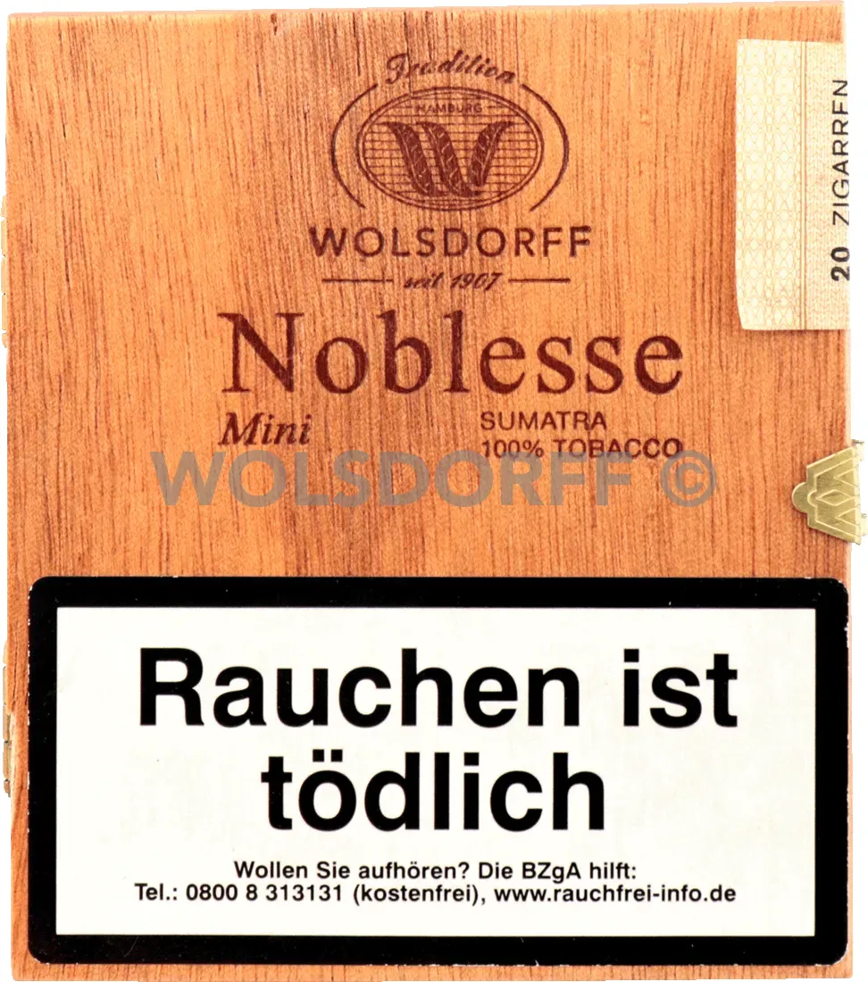 Noblesse Mini Sumatra Kiste Vorderseite