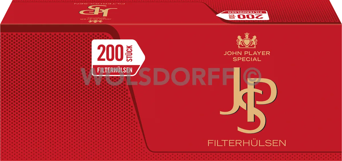 JPS Red Filterhülsen frontansicht